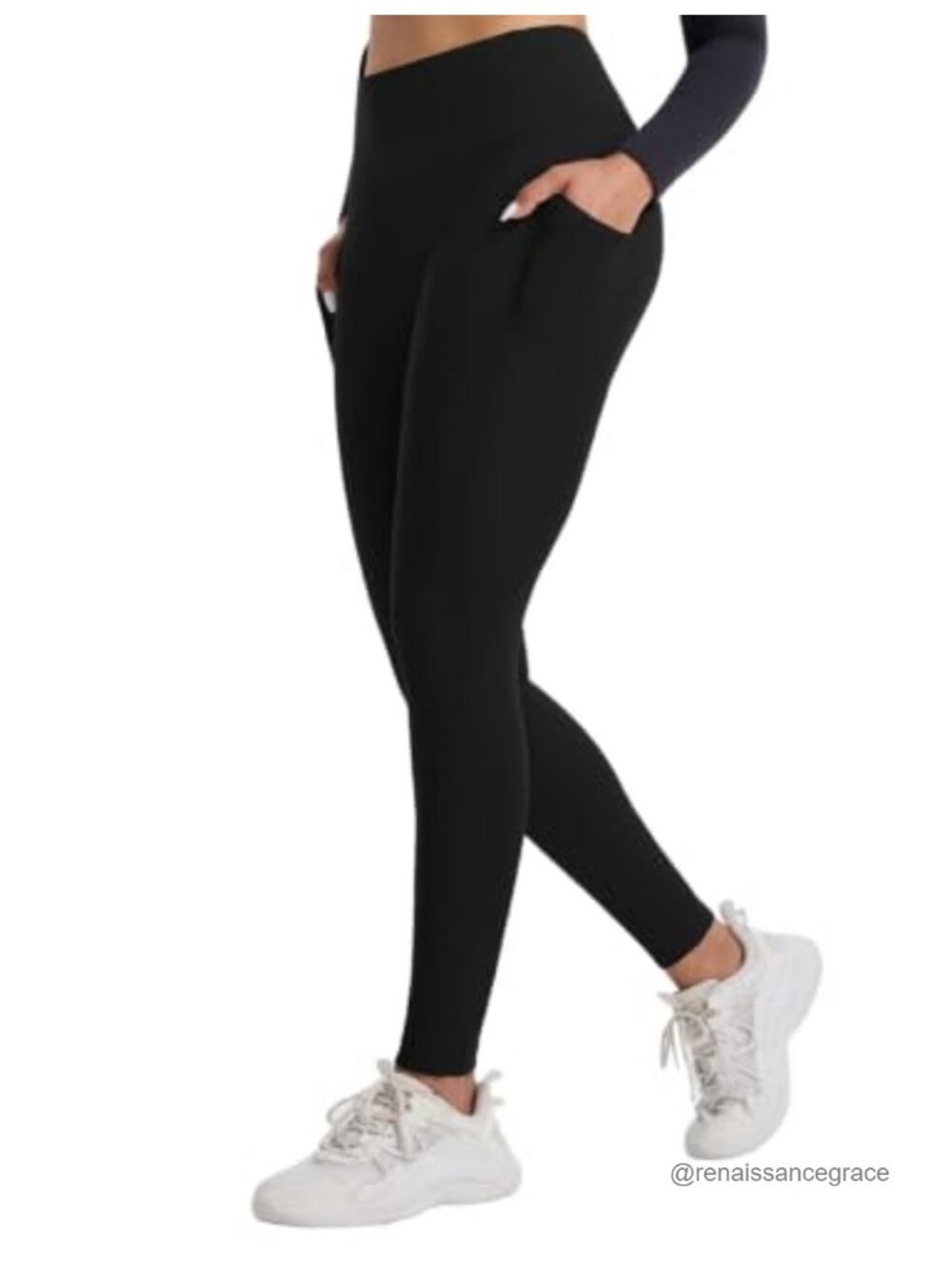 Fleece Lined Thermal Winter Leggings High Waist Tummy Control Yoga